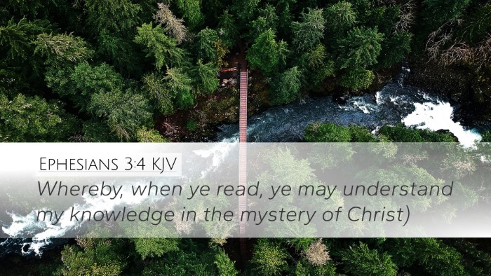 Ephesians 3:4 KJV Desktop Wallpaper - Whereby, when ye read, ye may understand my - Desktop Bible Verse Wallpaper