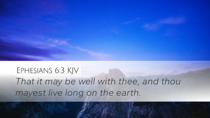 Ephesians 6:3 KJV Bible Verse Image