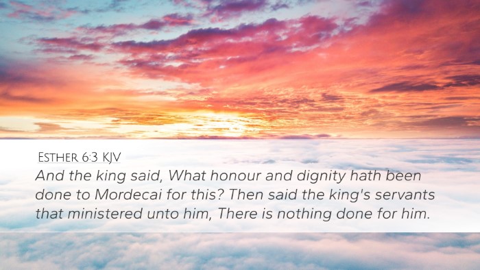 Esther 6:3 KJV Desktop Wallpaper - And the king said, What honour and dignity hath - Desktop Bible Verse Wallpaper