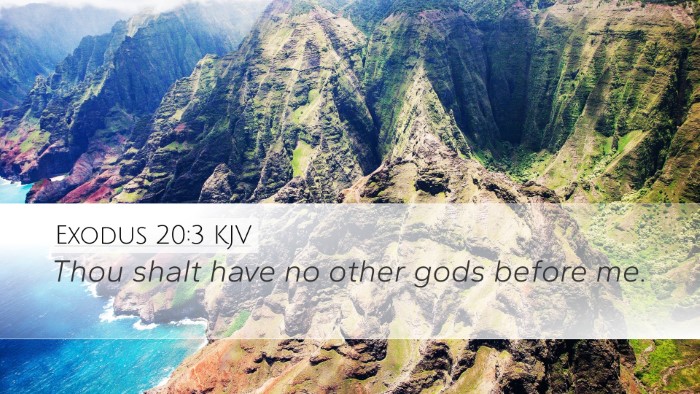 Exodus 20:3 KJV Bible Verse Image