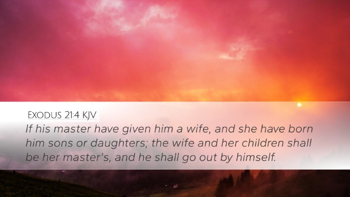 Exodus 21:4 KJV Bible Verse Image