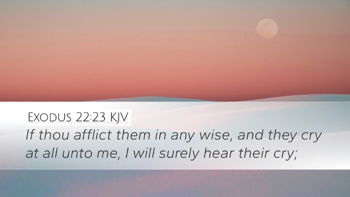 Exodus 22:23 KJV Bible Verse Image