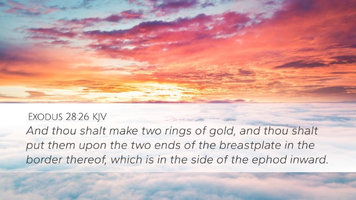 Exodus 28:26 KJV Bible Verse Image