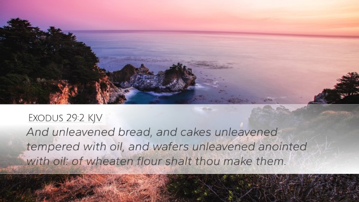 Exodus 29:2 KJV Bible Verse Image