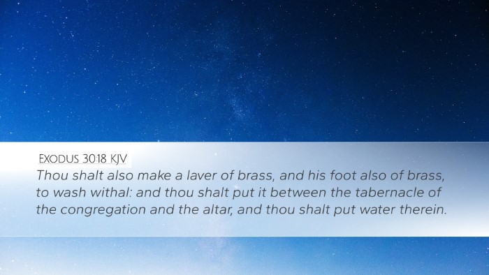 Exodus 30:18 KJV Bible Verse Image