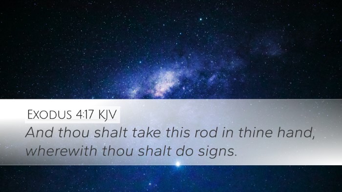 Exodus 4:17 KJV Bible Verse Image