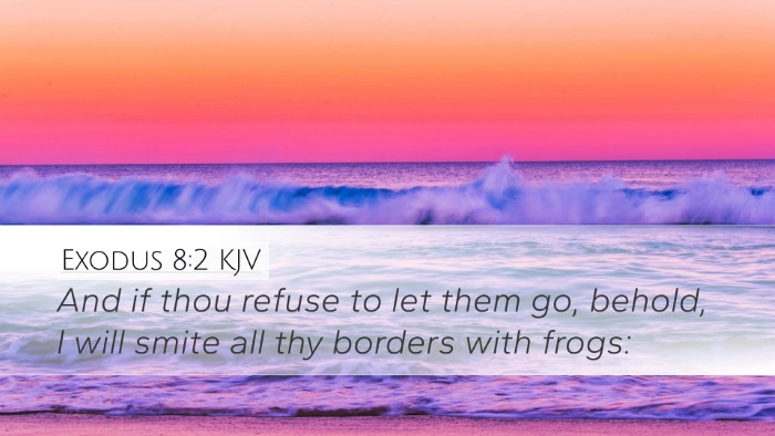 Exodus 8:2 KJV Bible Verse Image