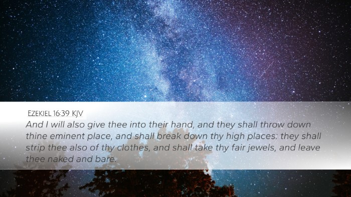 Ezekiel 16:39 KJV Bible Verse Image
