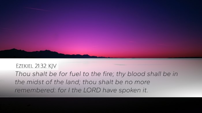 Ezekiel 21:32 KJV Bible Verse Image