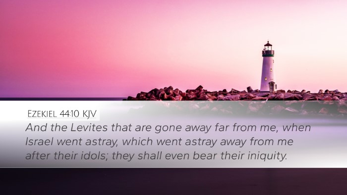 Ezekiel 44:10 KJV Bible Verse Image
