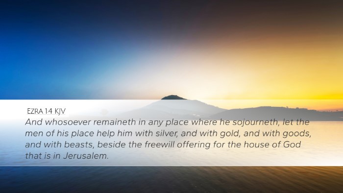 Ezra 1:4 KJV Bible Verse Image