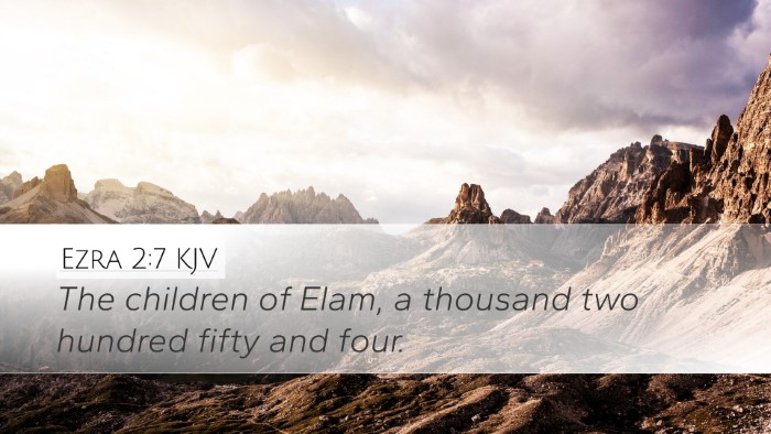 Ezra 2:7 KJV Bible Verse Image