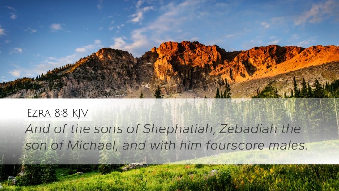 Ezra 8:8 KJV Bible Verse Image
