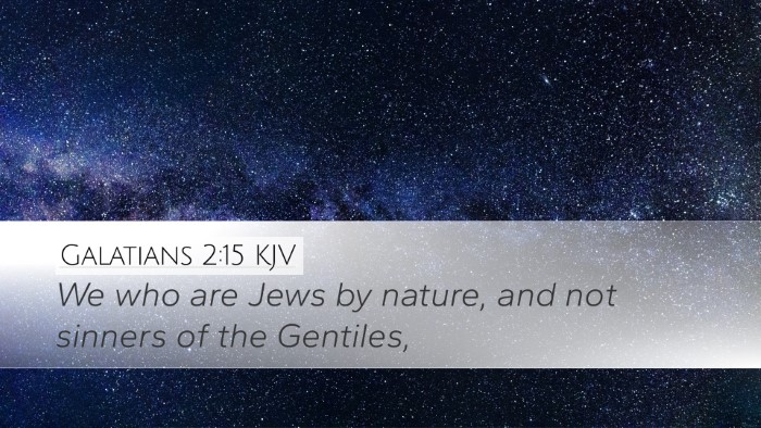 Galatians 2:15 KJV Bible Verse Image