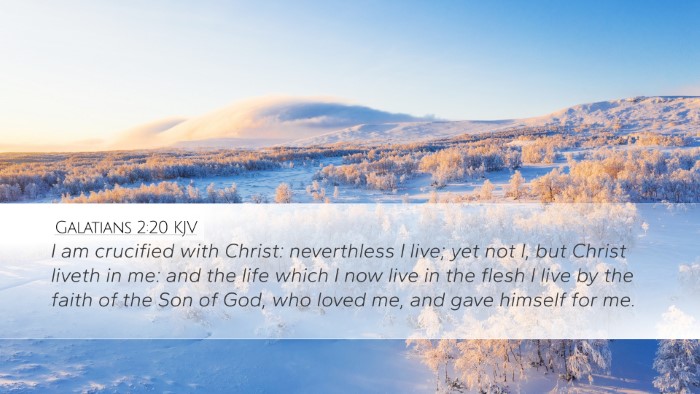 Galatians 2:20 KJV Bible Verse Image
