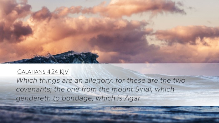 Galatians 4:24 KJV Bible Verse Image