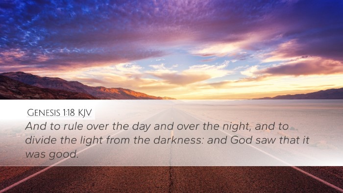 Genesis 1:18 KJV Bible Verse Image