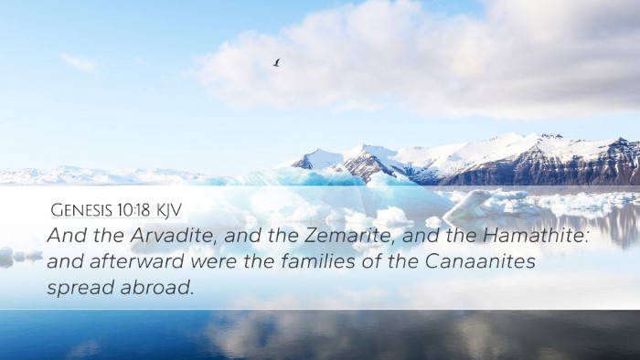 Genesis 10:18 KJV Bible Verse Image