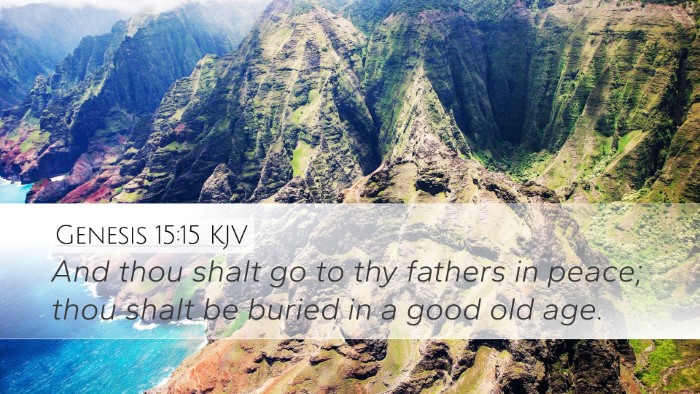 Genesis 15:15 KJV Bible Verse Image
