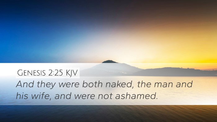 Genesis 2:25 KJV Bible Verse Image