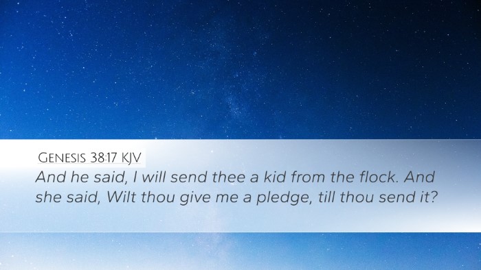 Genesis 38:17 KJV Bible Verse Image