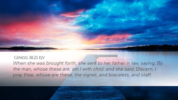 Genesis 38:25 KJV Bible Verse Image