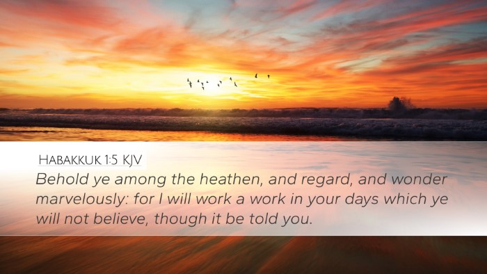 Habakkuk 1:5 KJV Bible Verse Image