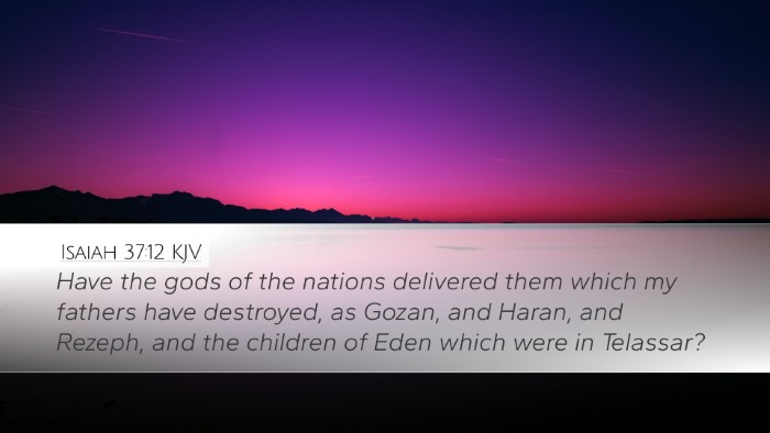 Isaiah 37:12 KJV Bible Verse Image