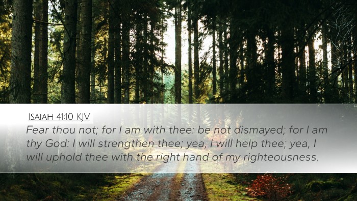 Isaiah 41:10 KJV Bible Verse Image