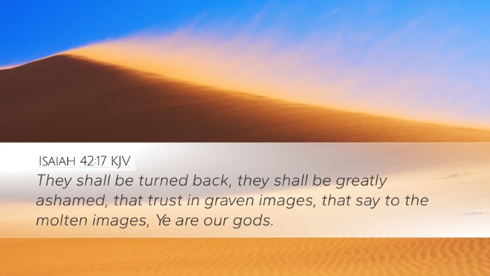 Isaiah 42:17 KJV Bible Verse Image