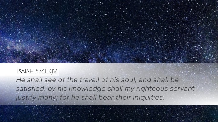 Isaiah 53:11 KJV Bible Verse Image