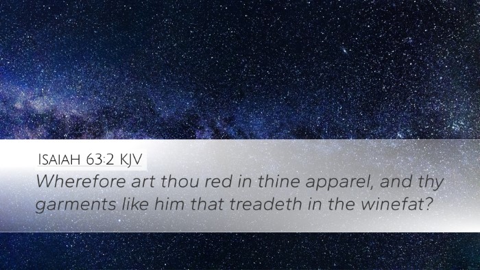 Isaiah 63:2 KJV Bible Verse Image