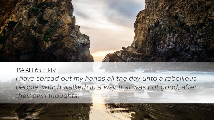 Isaiah 65:2 KJV Bible Verse Image