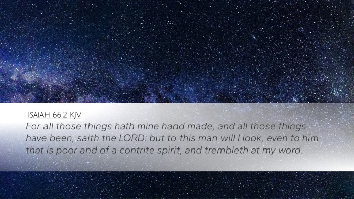 Isaiah 66:2 KJV Bible Verse Image