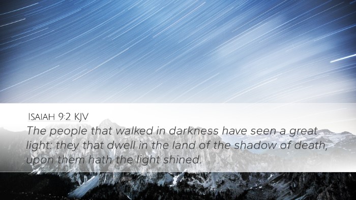 Isaiah 9:2 KJV Bible Verse Image