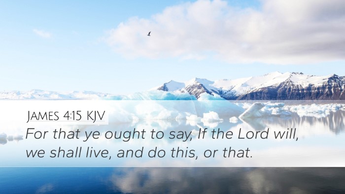 James 4:15 KJV Bible Verse Image