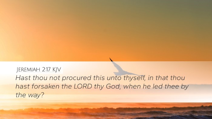 Jeremiah 2:17 KJV Bible Verse Image
