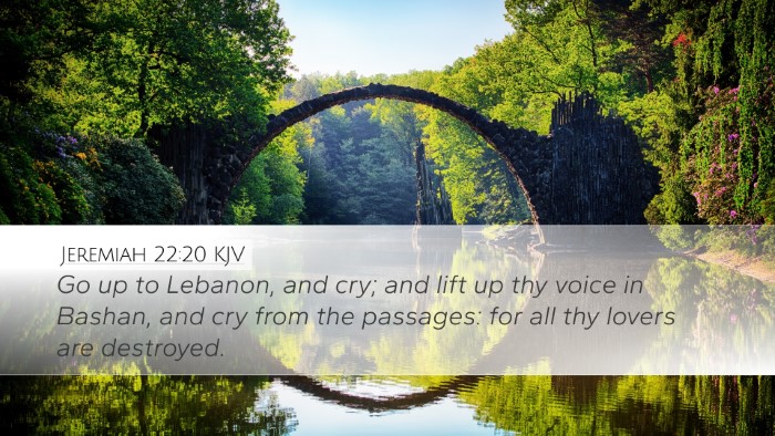 Jeremiah 22:20 KJV Bible Verse Image