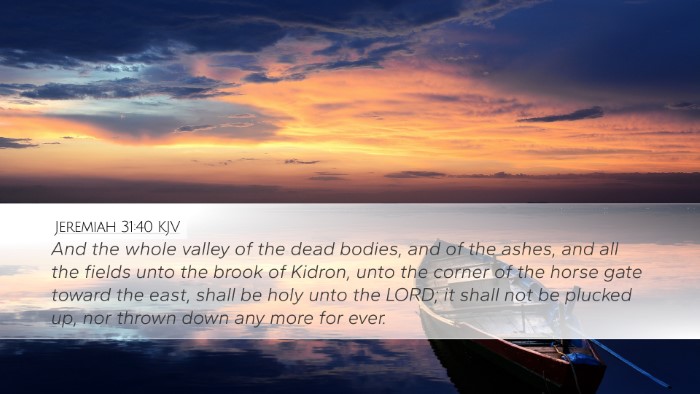 Jeremiah 31:40 KJV Bible Verse Image