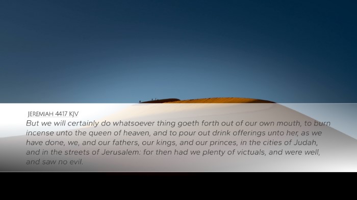 Jeremiah 44:17 KJV Bible Verse Image