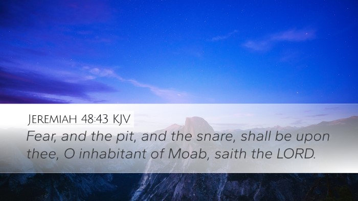 Jeremiah 48:43 KJV Bible Verse Image