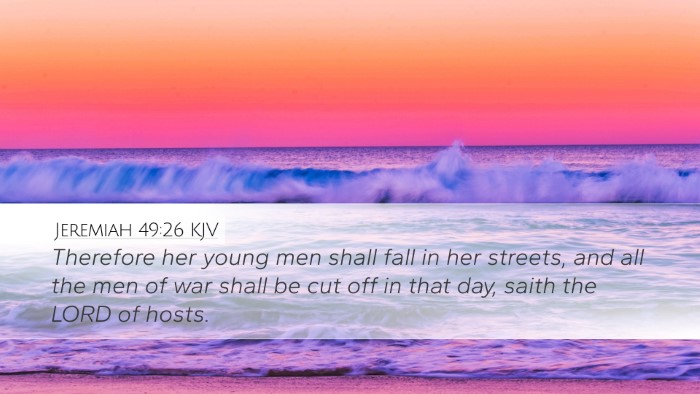 Jeremiah 49:26 KJV Bible Verse Image