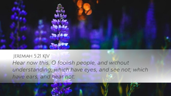 Jeremiah 5:21 KJV Bible Verse Image