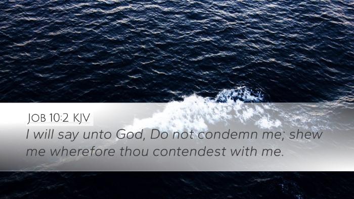 Job 10:2 KJV Bible Verse Image
