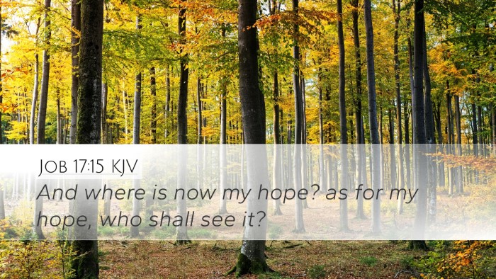 Job 17:15 KJV Bible Verse Image