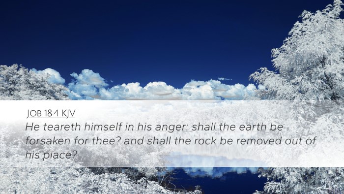 Job 18:4 KJV Bible Verse Image