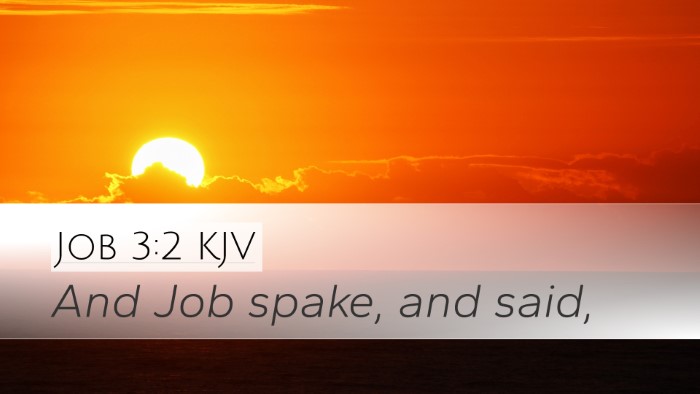 Job 3:2 KJV Desktop Wallpaper - And Job spake, and - Desktop Bible Verse Wallpaper