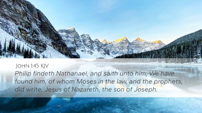 John 1:45 KJV Bible Verse Image