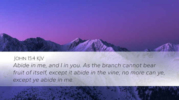 John 15:4 KJV Bible Verse Image