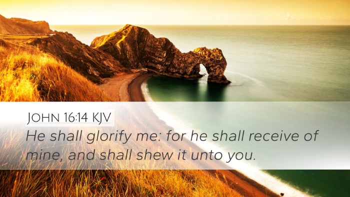 John 16:14 KJV Bible Verse Image